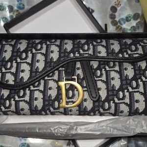 Black Leather Wallet - With Box